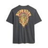 T-shirt ampia con stampa Biker Rock T-shirt ampia con stampa Biker Rock