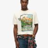 T-shirt ampia con stampa grafica Neon Travel