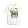 T-shirt ampia con stampa grafica Neon Travel