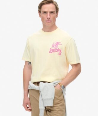 T-shirt ampia con stampa Lo-Fi Punk