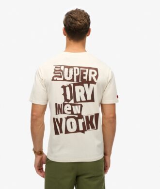 T-shirt ampia con stampa Lo-Fi Punk