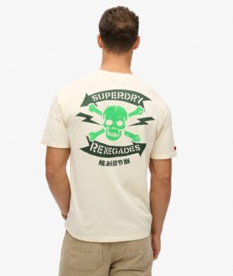 T-shirt ampia con stampa Lo-Fi Punk
