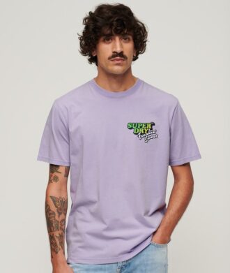 T-shirt ampia da viaggio Neon