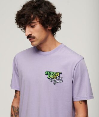 T-shirt ampia da viaggio Neon