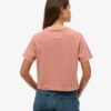 T-shirt ampia e squadrata con logo ricamato