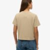 T-shirt ampia e squadrata con logo ricamato