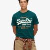 T-shirt classica con logo Vintage Heritage T-shirt classica con logo Vintage Heritage