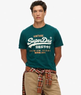 T-shirt classica con logo Vintage Heritage