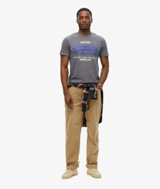 T-shirt classica con logo Vintage Heritage