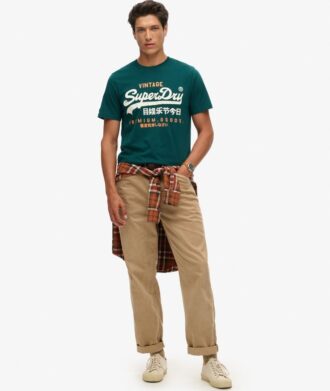 T-shirt classica con logo Vintage Heritage