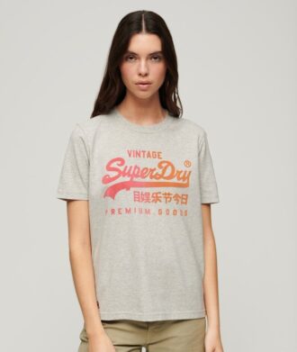 T-shirt comoda con grafica tono su tono