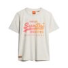 T-shirt comoda con grafica tono su tono