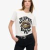 T-shirt comoda con poster punk lo-fi
