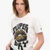 T-shirt comoda con poster punk lo-fi