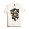 T-shirt comoda con poster punk lo-fi