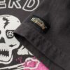 T-shirt comoda con stampa poster punk lo-fi