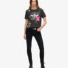 T-shirt comoda con stampa poster punk lo-fi