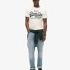 T-shirt con grafica logo Vintage