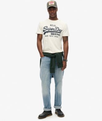 T-shirt con grafica logo Vintage