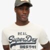 T-shirt con grafica logo Vintage