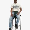 T-shirt con grafica logo Vintage