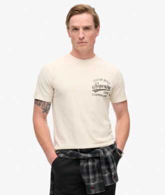 T-shirt con grafica sul petto Copper Label