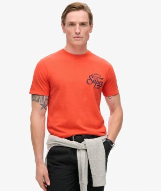 T-shirt con grafica sul petto Copper Label