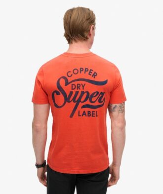 T-shirt con grafica sul petto Copper Label