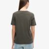 T-shirt con logo metallico di lusso