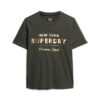 T-shirt con logo metallico di lusso