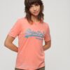 T-shirt con logo Vintage decorato