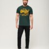 T-shirt con logo Vintage neon