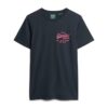 T-shirt con logo Vintage neon