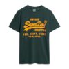 T-shirt con logo Vintage neon