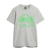 T-shirt con logo Vintage neon