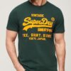 T-shirt con logo Vintage neon