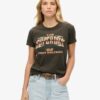 T-shirt con maniche ad aletta in stile rock band anni ’70