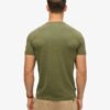 T-shirt con scollo a V e logo Essential in Organic Cotton