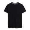T-shirt con scollo a V e logo Essential in Organic Cotton