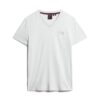 T-shirt con scollo a V e logo Essential in Organic Cotton