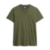 T-shirt con scollo a V e logo Essential in Organic Cotton