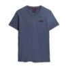 T-shirt con scollo a V e logo Essential in Organic Cotton