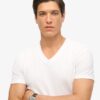 T-shirt con scollo a V in Organic Cotton con logo ricamato T-shirt con scollo a V in Organic Cotton con logo ricamato
