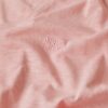 T-shirt con scollo a V ricamata in filato fiammato