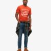 T-shirt con scritta Copper Label