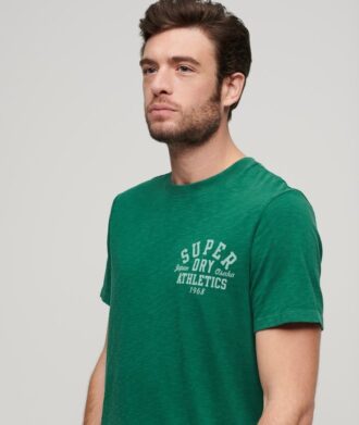 T-shirt con stampa Athletic College