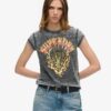 T-shirt con stampa Biker Rock