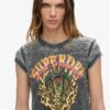 T-shirt con stampa Biker Rock