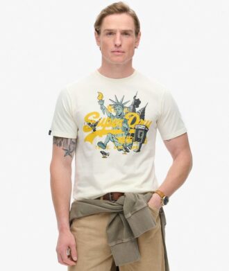 T-shirt con stampa New York