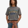 T-shirt con stampa rock anni ’70